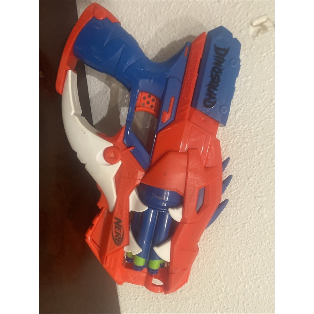 Nerf Dinosquad‎ Raptor Slash 6-Shot Dart Blaster 2022 Rare Collectible